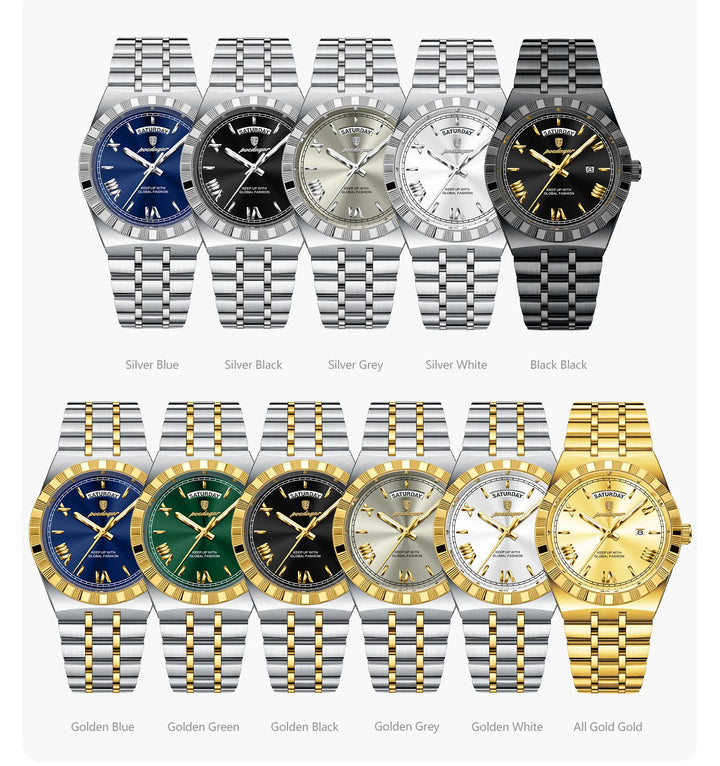 POEDAGAR Classic Lux® – Men’s Stainless Steel Watch