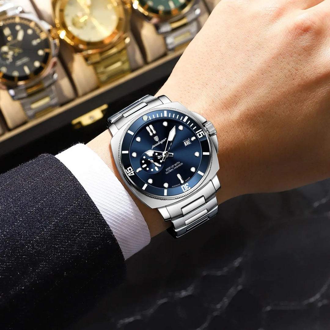 POEDAGAR SportLux® – Men’s Waterproof Quartz Watch