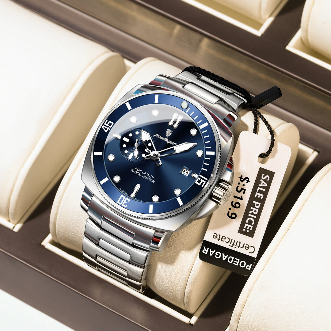 POEDAGAR SportLux® – Men’s Waterproof Quartz Watch