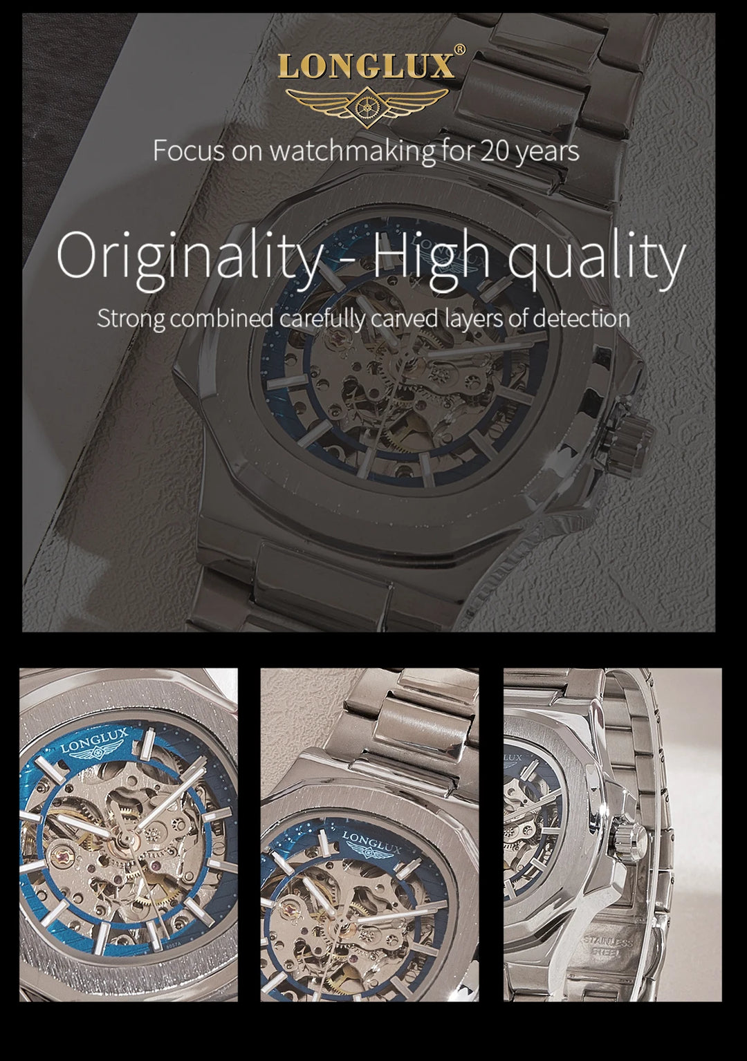 LONGLUX Heritage® – Classic Skeleton Automatic
