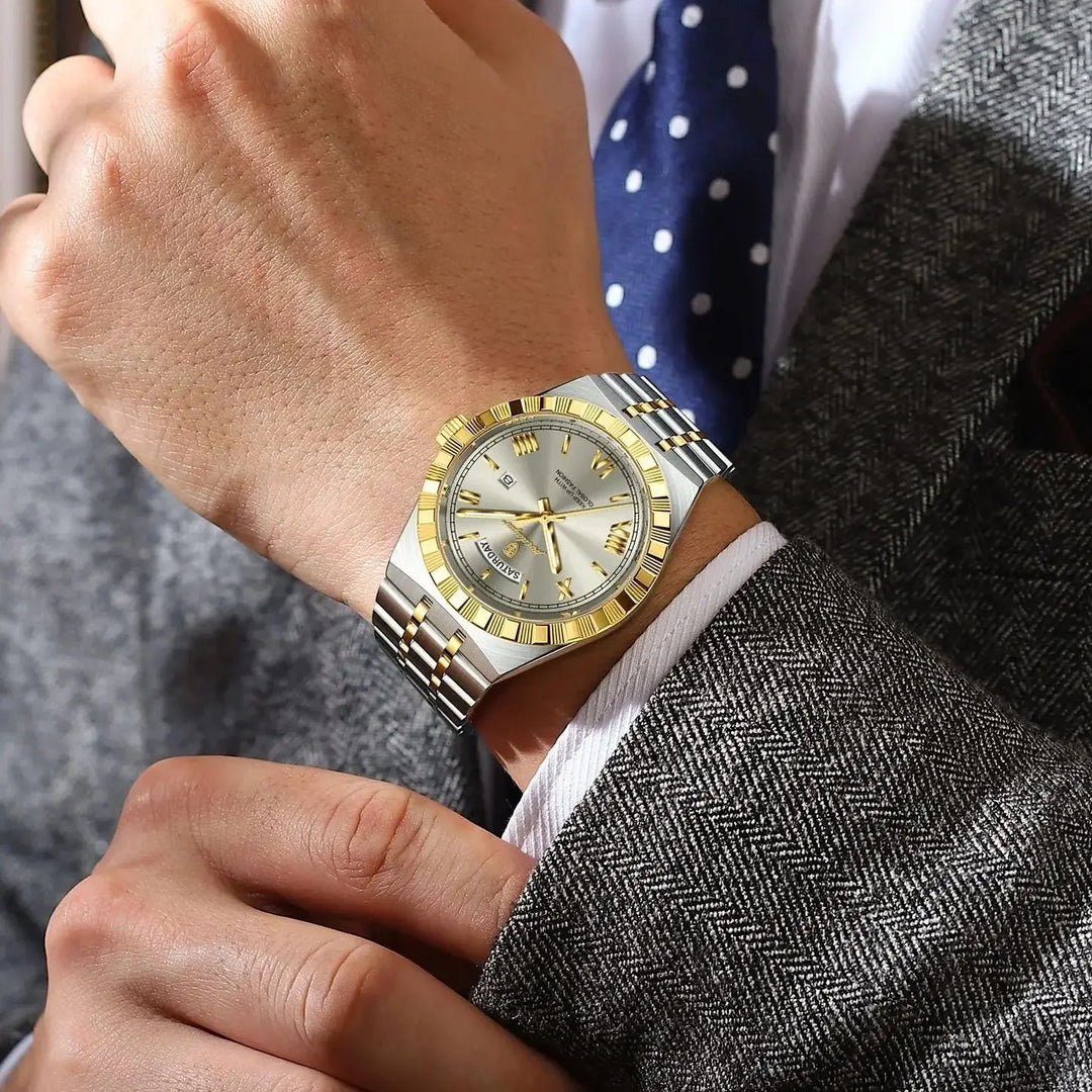 POEDAGAR Classic Lux® – Men’s Stainless Steel Watch