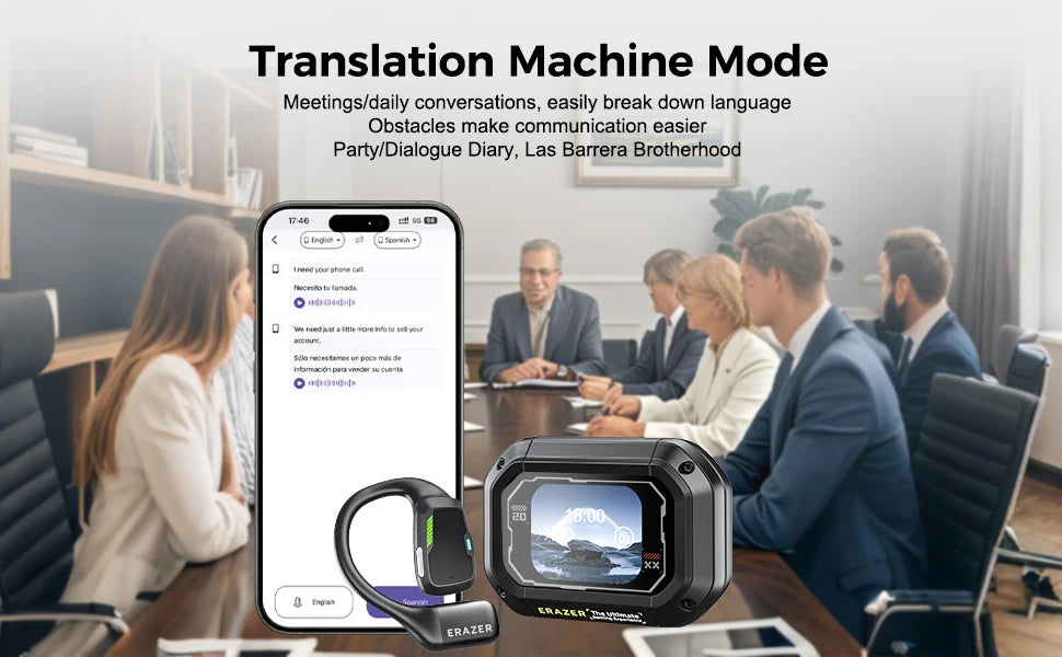 TalkPro XP6™ – Real-Time AI Translation Earbuds