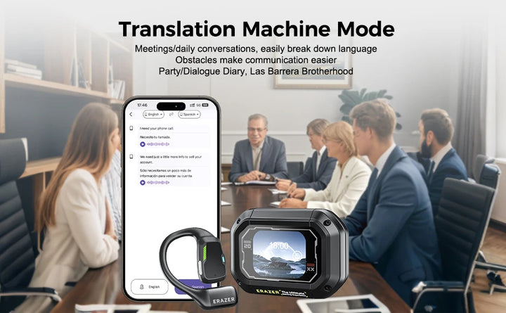 TalkPro XP6™ – Real-Time AI Translation Earbuds
