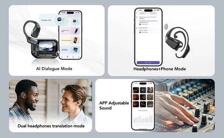 TalkPro XP6™ – Real-Time AI Translation Earbuds