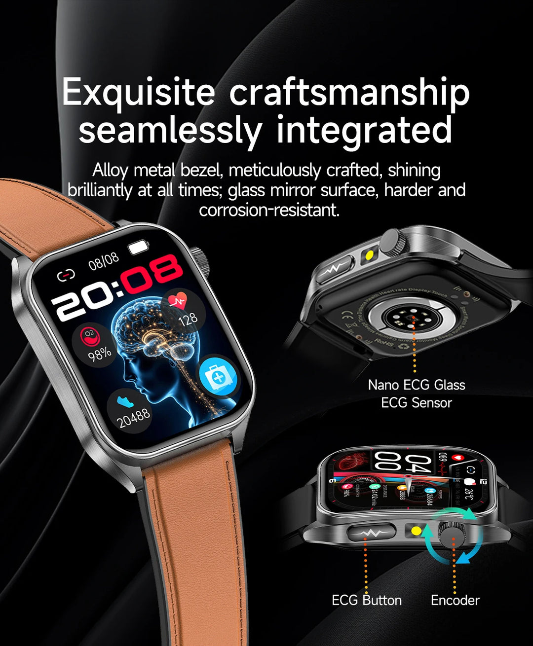 VitalScan Blood Glucose Pro® – Best 2026 Laser Health Monitoring Smart Watch - With Japan Laser Treatment Therapy Preventing the Three high Health Risks