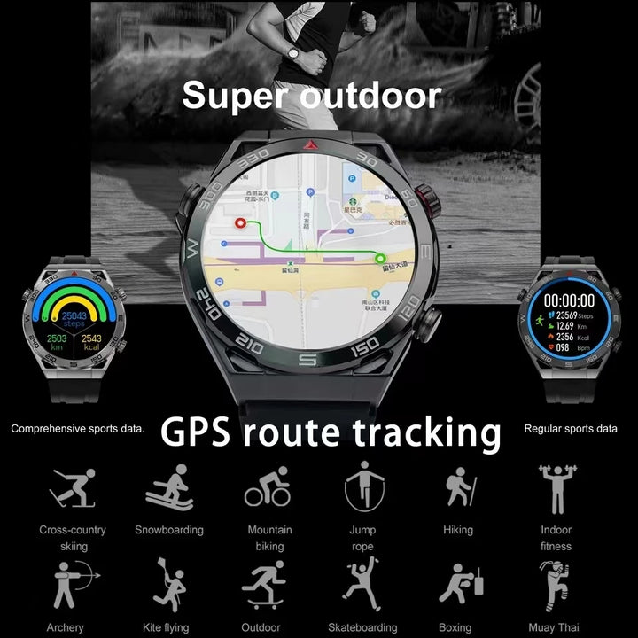 2023 nova nfc ecg + ppg chamada bluetooth smartwatch gps rastreador movimento pulseira de fitness para huawei relógios final relógio inteligente masculino