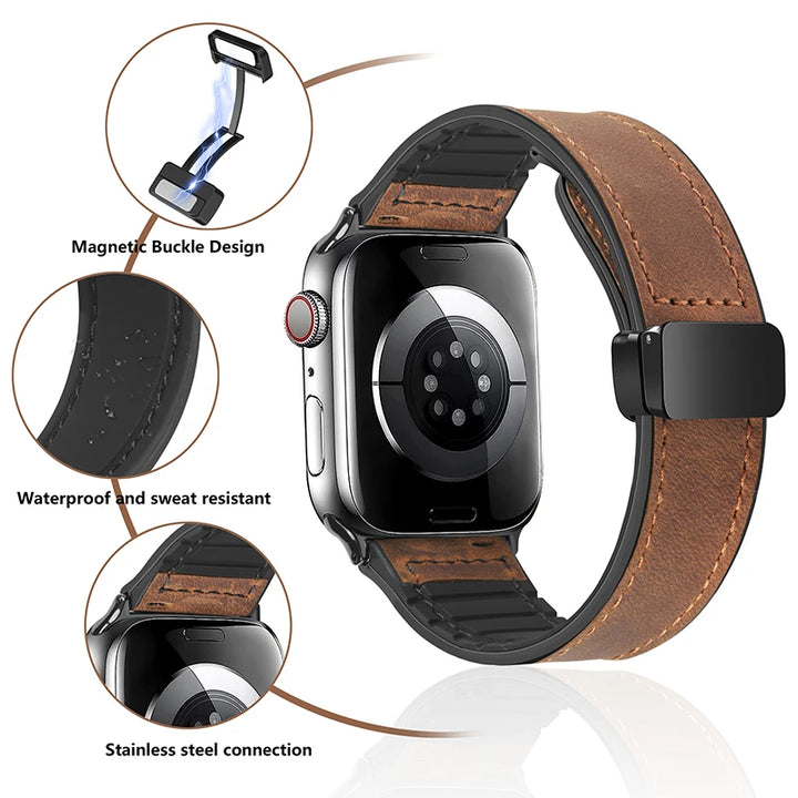Prestige Leather Bracelet for Apple Watch Ultra & Series®