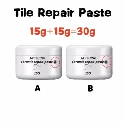 PorcelainFix Pro™ Ceramic & Tile Repair Kit – White Crack & Chip Repair Paste (2pcs/set)