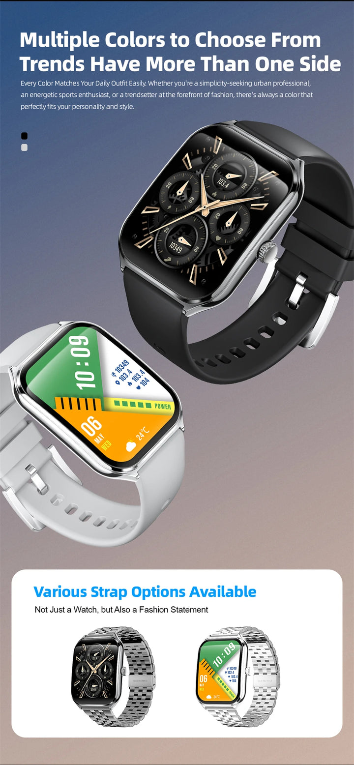 AURAS™ UltraThin Pro 2025 AMOLED Smartwatch