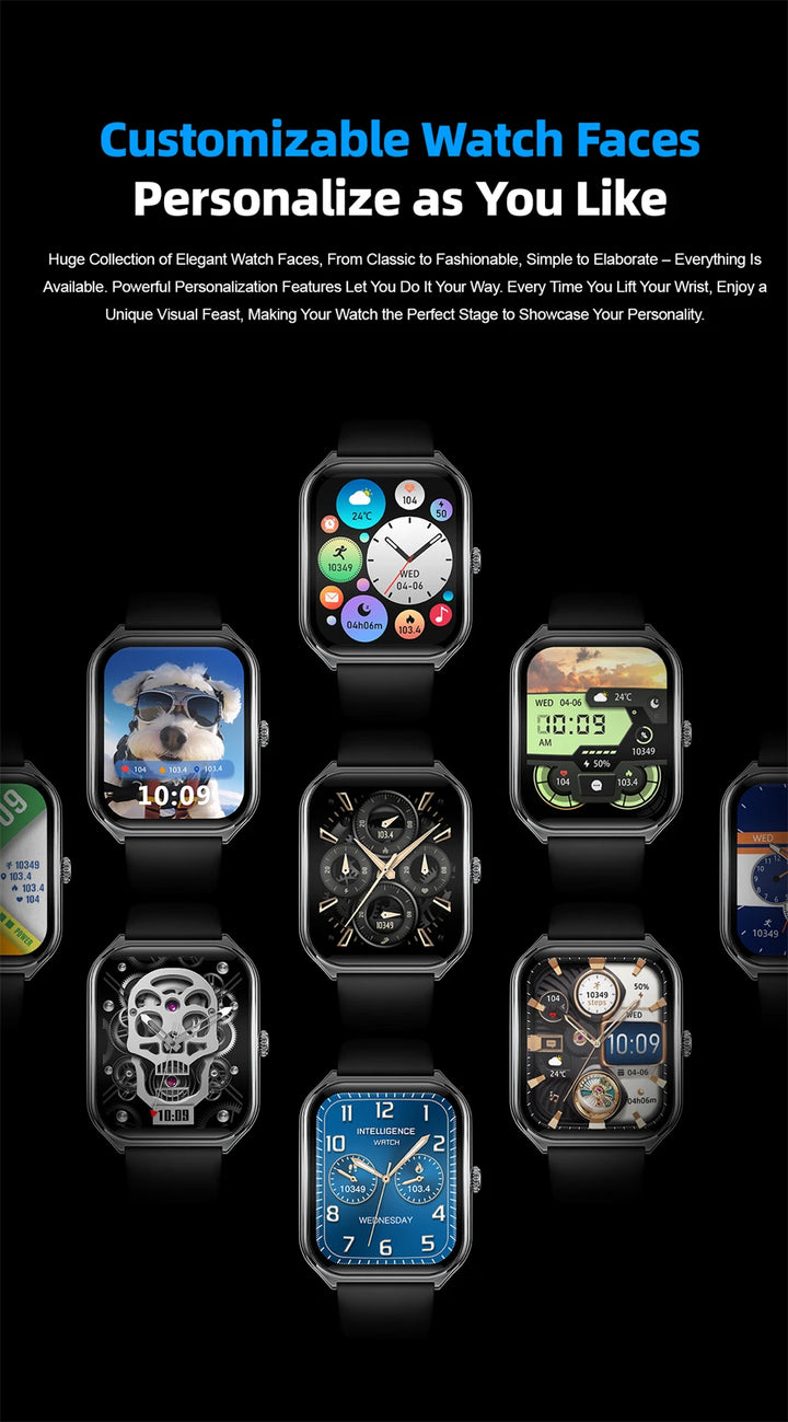 AURAS™ UltraThin Pro 2025 AMOLED Smartwatch