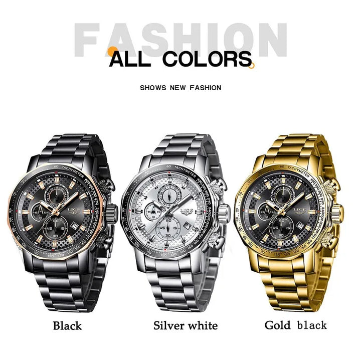 New Sport Chronograph Mens Watches Top Brand Luxury