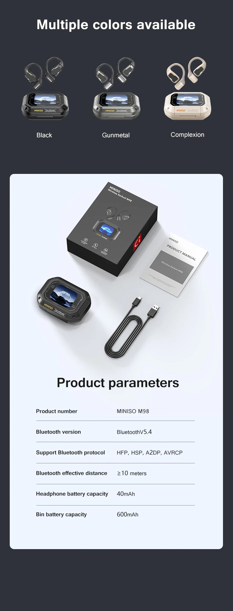 MINISO SmartTalk™  - Real-Time AI Translation Earbuds- 2025 Best Seller