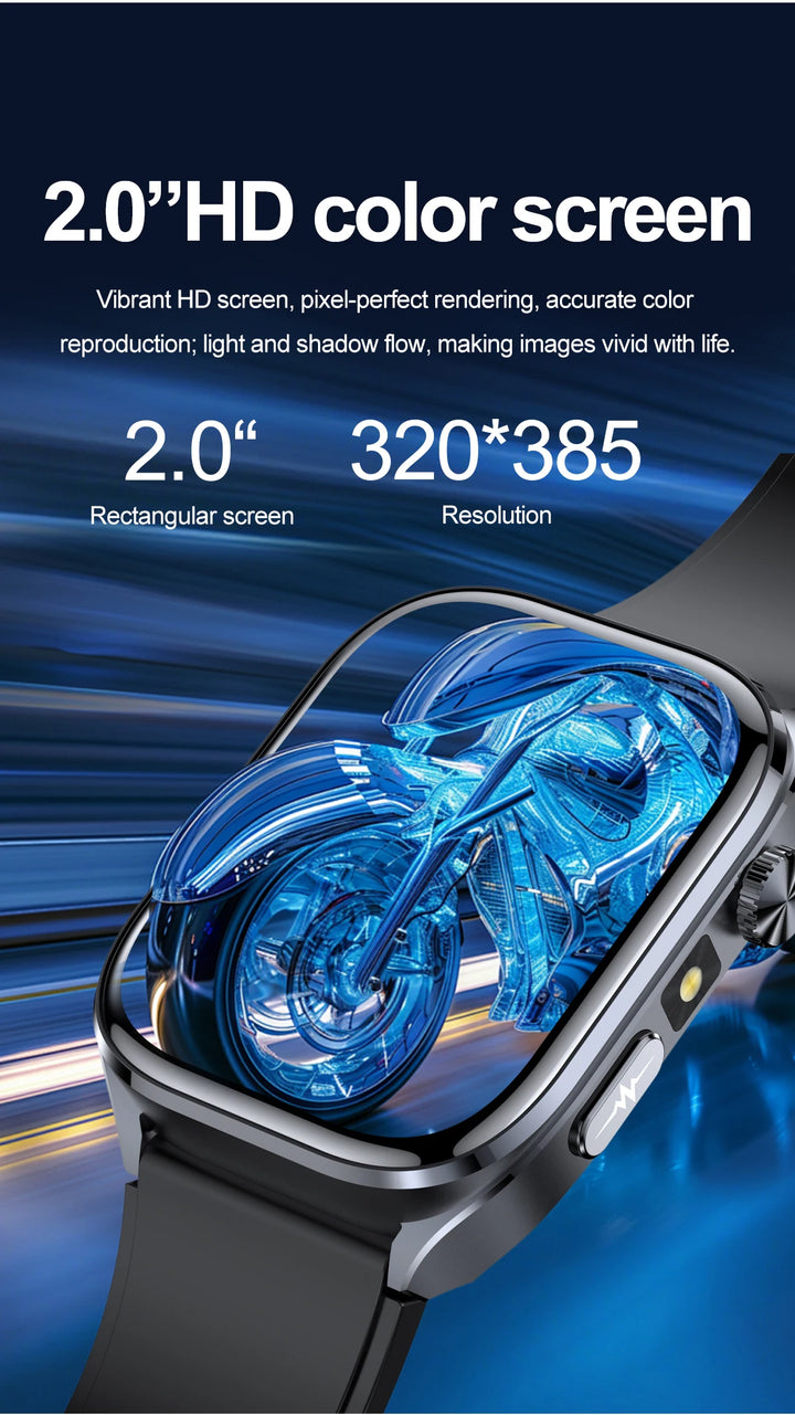 2025 New AI Intelligent ECG Health Smartwatches Men Blood Lipids Uric Acid Heart Rate 2.5D Dynamic UI Bluetooth Call Smart Watch