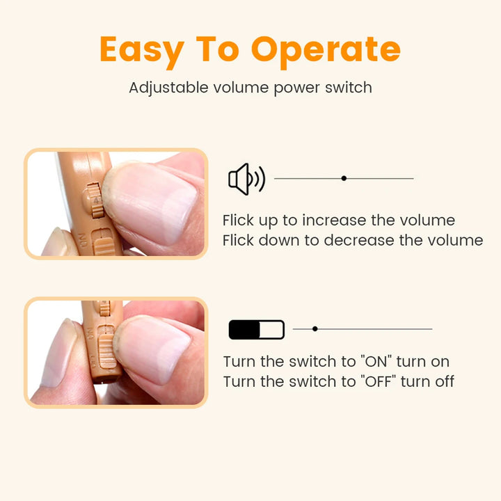 ClearTone™ Max – Portable Sound Amplifier with Magnetic Charging