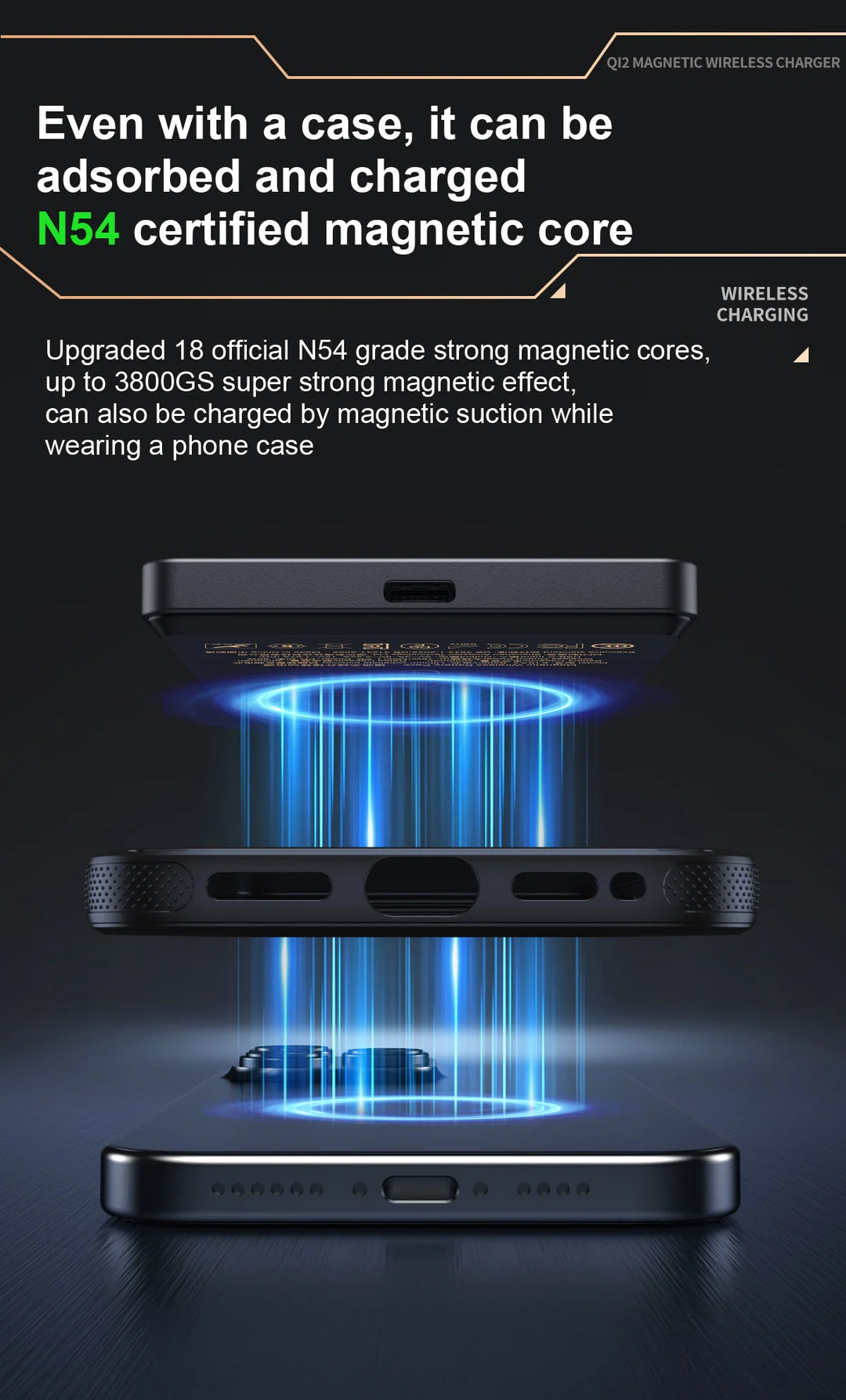 MagCharge Trio® – 3 in 1 Magnetic 15W Wireless Fast Charging Power Bank