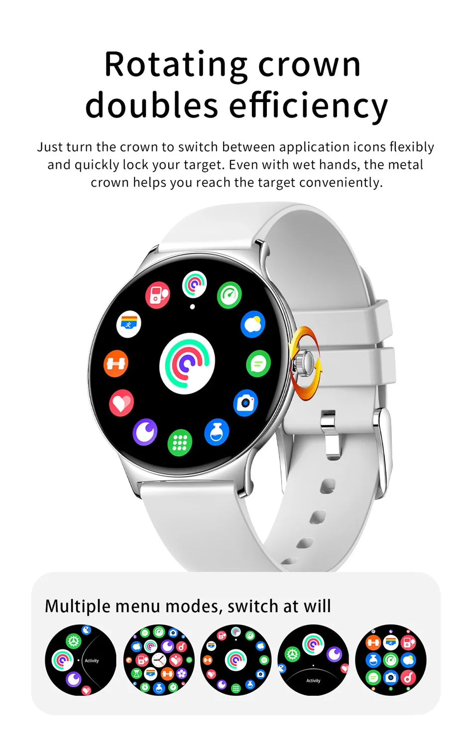 Glamora™ – Women’s Ultra Thin Smartwatch