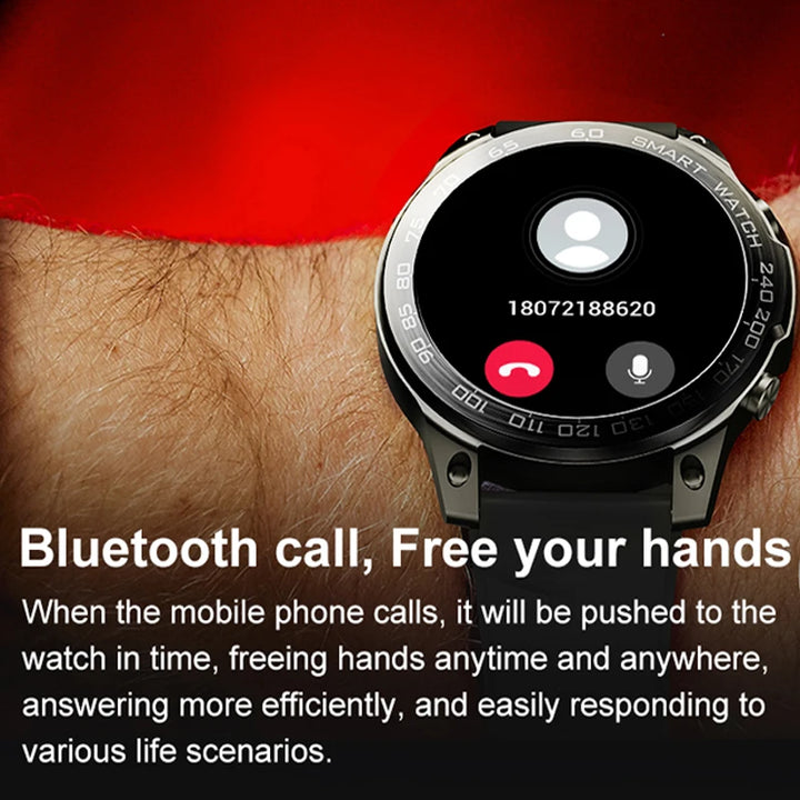 Novo ip68 natação à prova dip68 água homem relógio inteligente tela sempre mostrar tempo 400mah grande bateria nfc bluetooth chamada smartwatch homem
