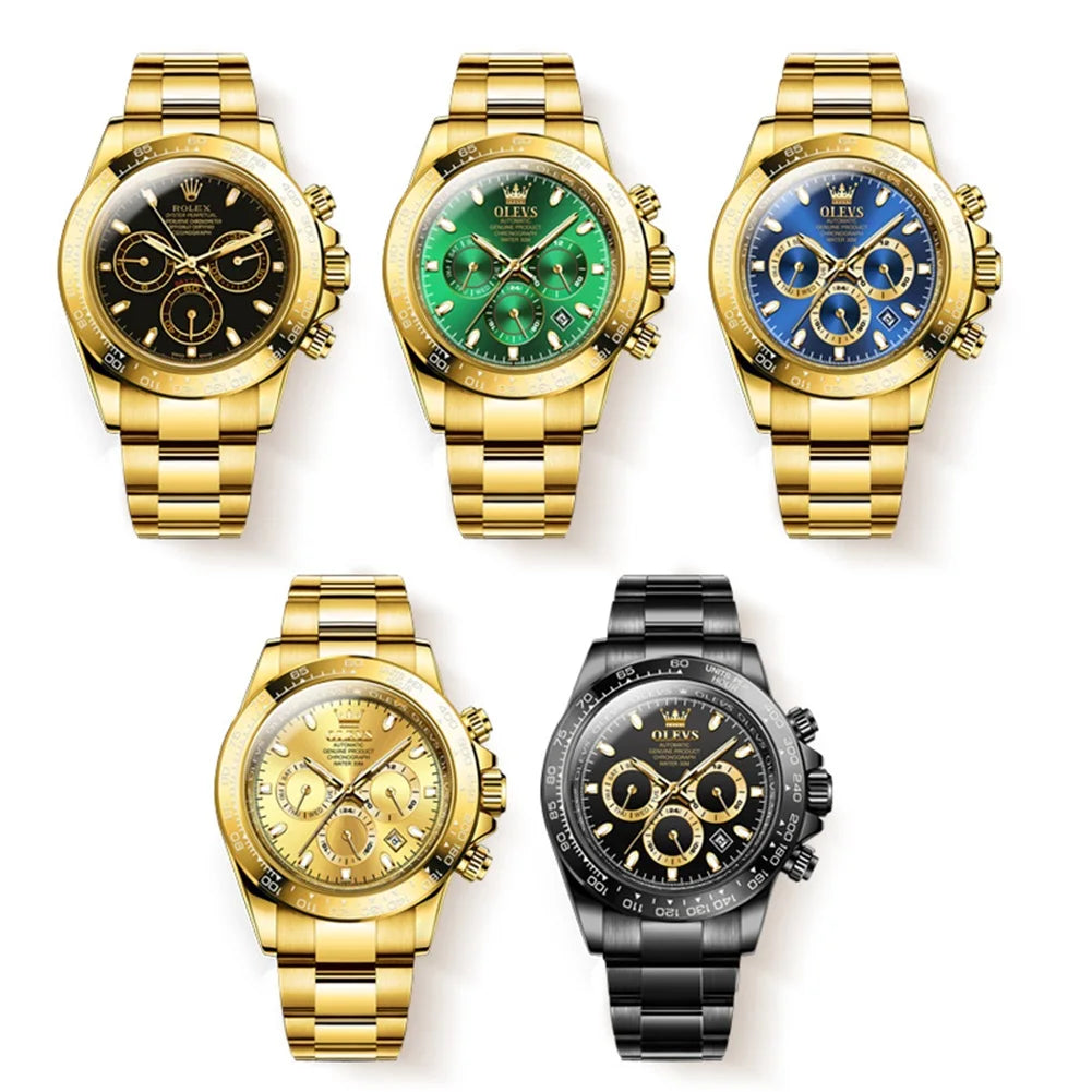OLEVS 6638 Prestige Mechanical Automatic – Men’s Luxury Timepiece