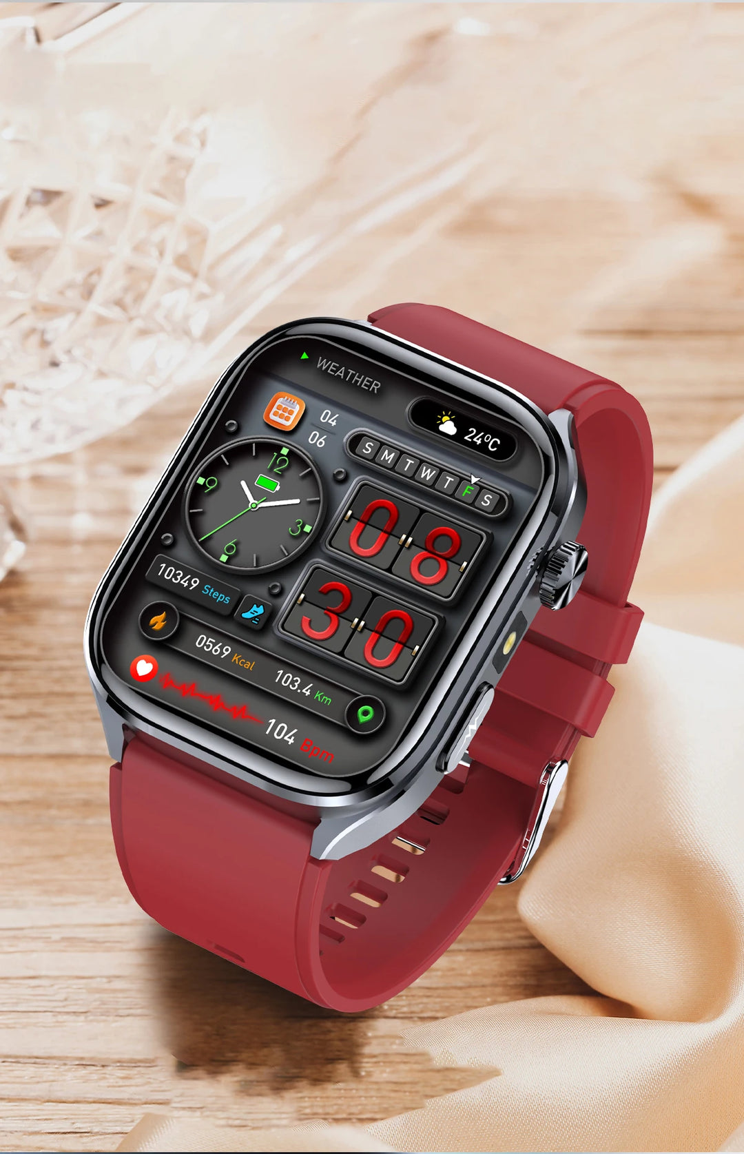 2025 New AI Intelligent ECG Health Smartwatches Men Blood Lipids Uric Acid Heart Rate 2.5D Dynamic UI Bluetooth Call Smart Watch