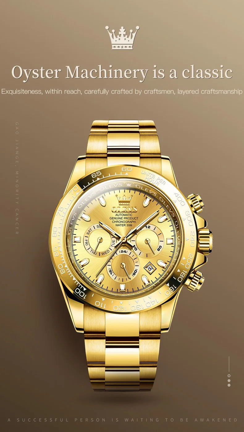 OLEVS 6638 Prestige Mechanical Automatic – Men’s Luxury Timepiece