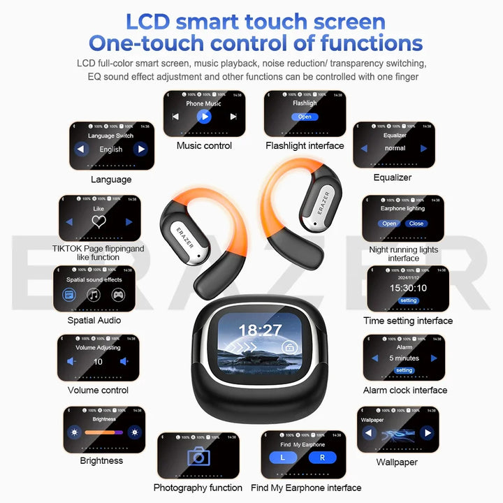 ERAZER SpeakPro™ XF32 – Smart AI Translator Earbuds for Global Communication
