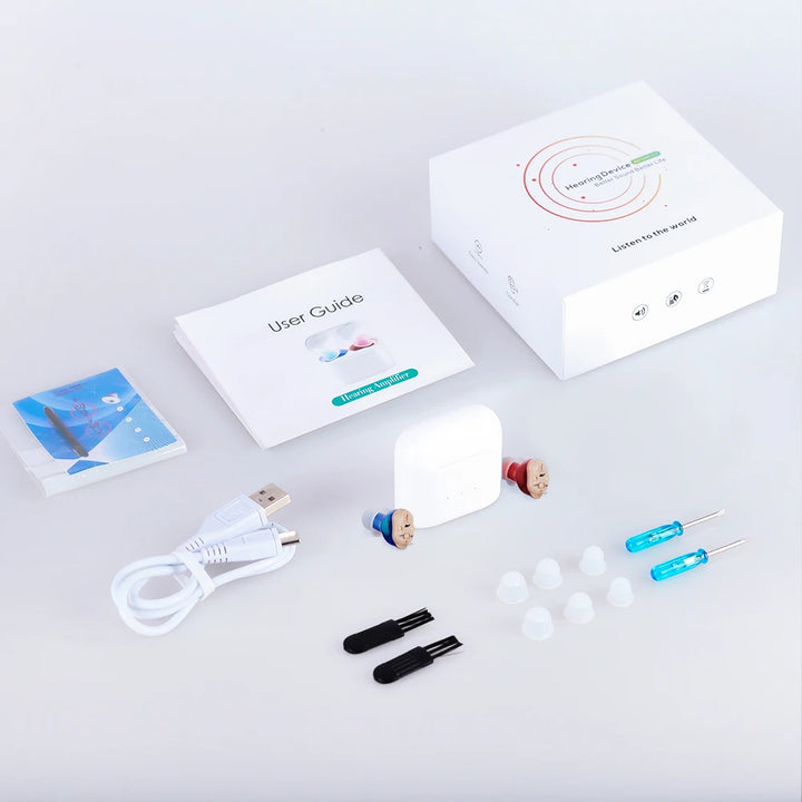 HearClear™ MiniPro – Invisible Rechargeable Hearing Aid for Seniors