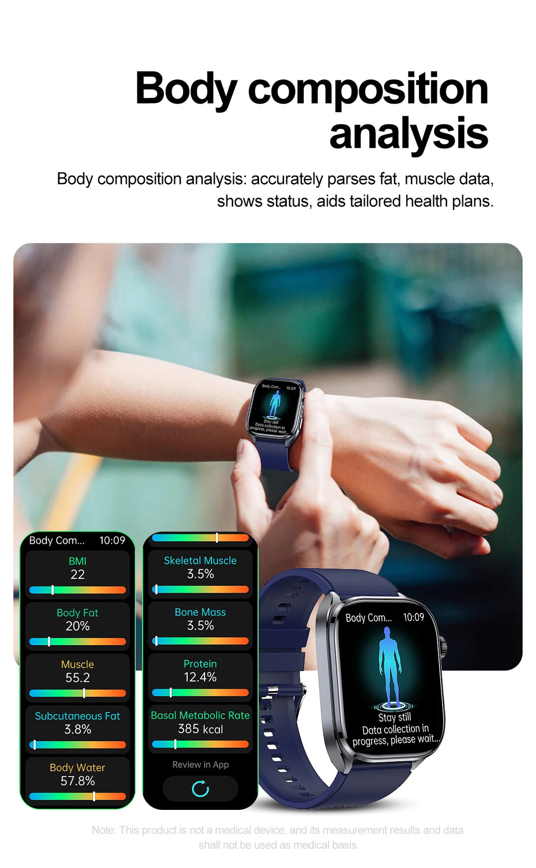 2025 New AI Intelligent ECG Health Smartwatches Men Blood Lipids Uric Acid Heart Rate 2.5D Dynamic UI Bluetooth Call Smart Watch