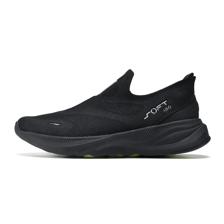 Li-Ning Men's SOFT GO 2 KNIT Slip-on Casual Walking Shoes Cushion Comfy Stable LiNing Mesh Jogging Daily Sports Sneakers AGLV017