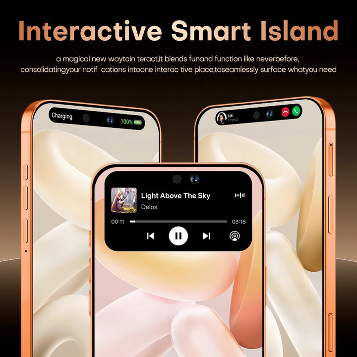 i17 Pro Max® 2025 Best FlagShip Smart phone with Interactive Smart Island
