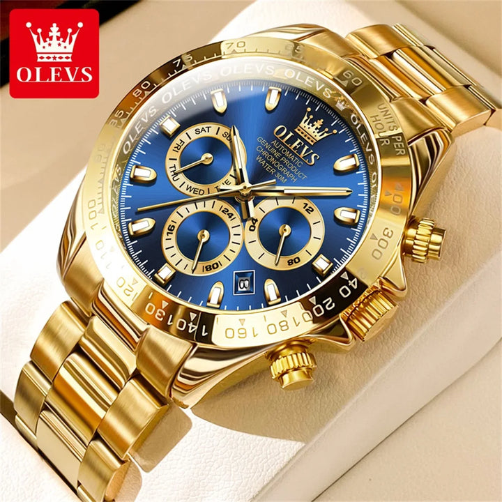 OLEVS 6638 Prestige Mechanical Automatic – Men’s Luxury Timepiece