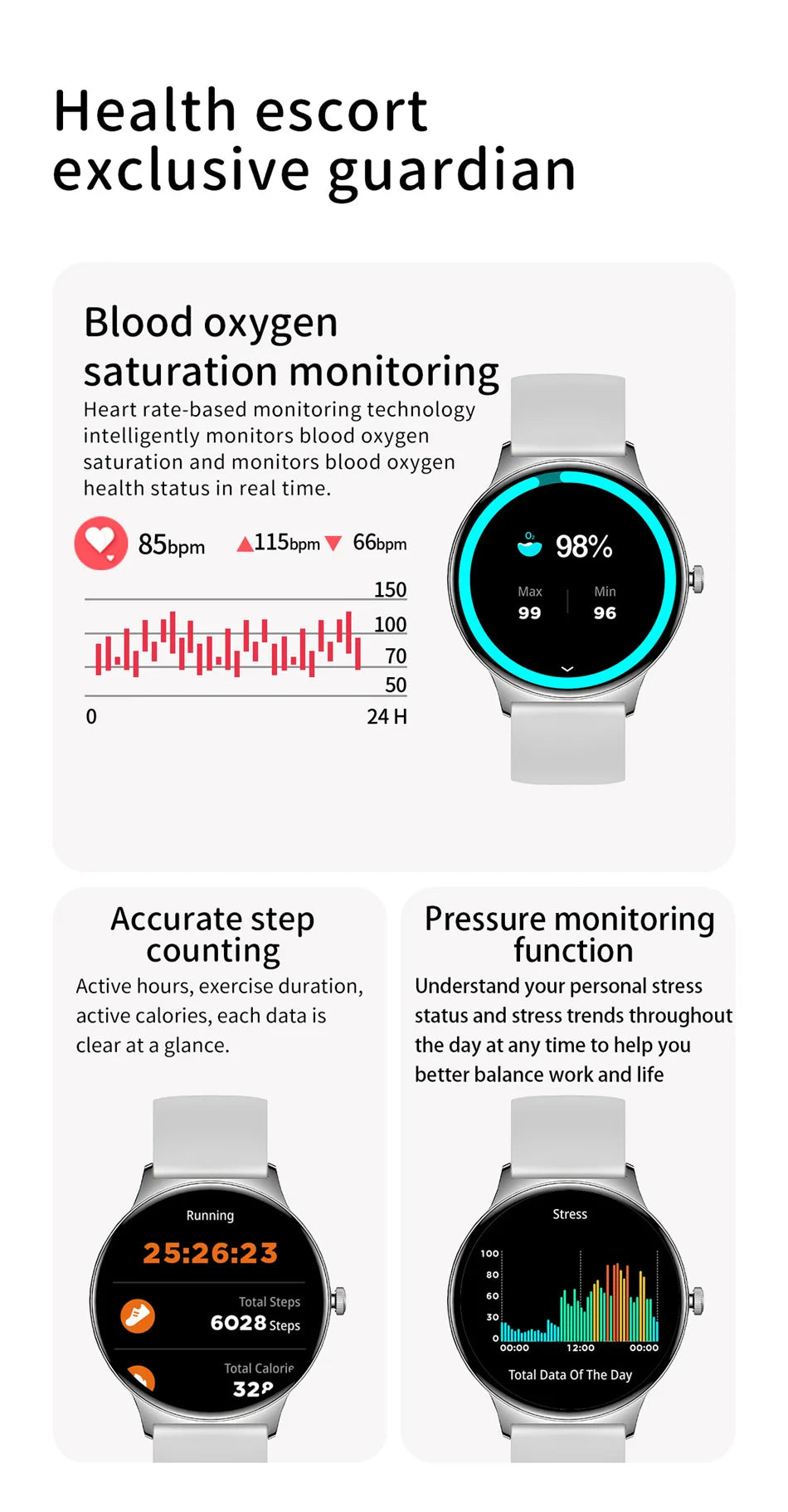 Glamora™ – Women’s Ultra Thin Smartwatch