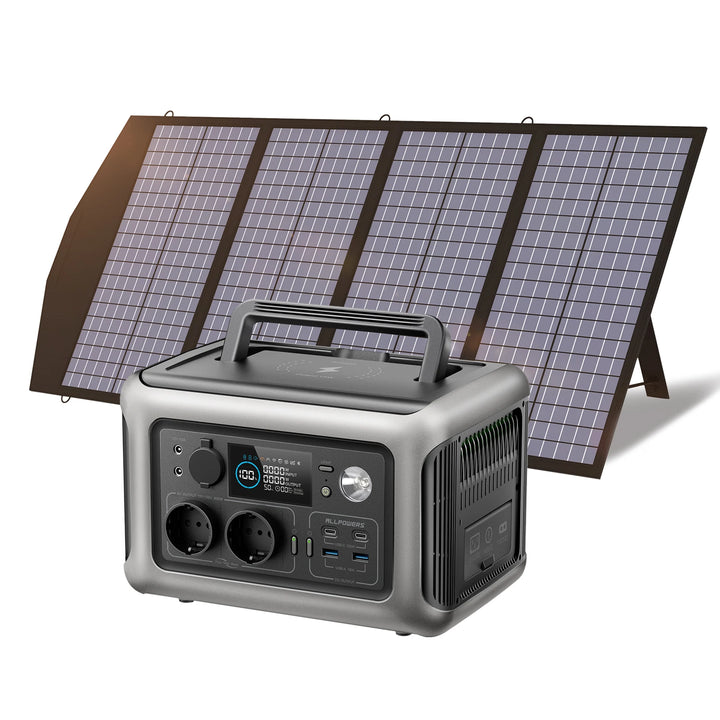 ALLPOWERS R600 Solar Generator ®– 600W 299Wh LiFePO4 Portable Power Station