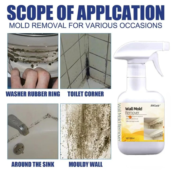 MoldGuard™ Antibacterial Mold Remover Spray – Powerful Mildew & Stain Cleaner