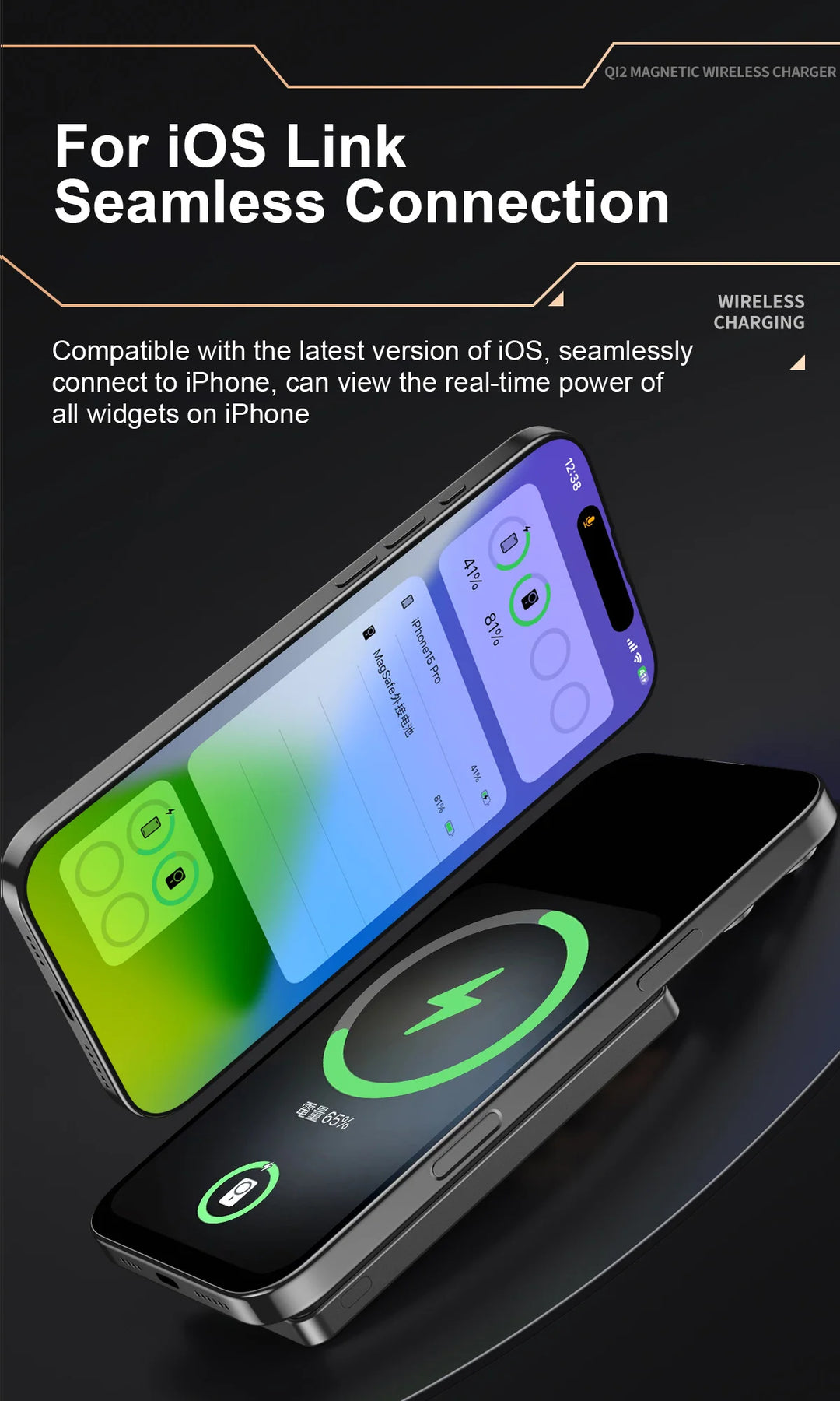 MagCharge Trio® – 3 in 1 Magnetic 15W Wireless Fast Charging Power Bank