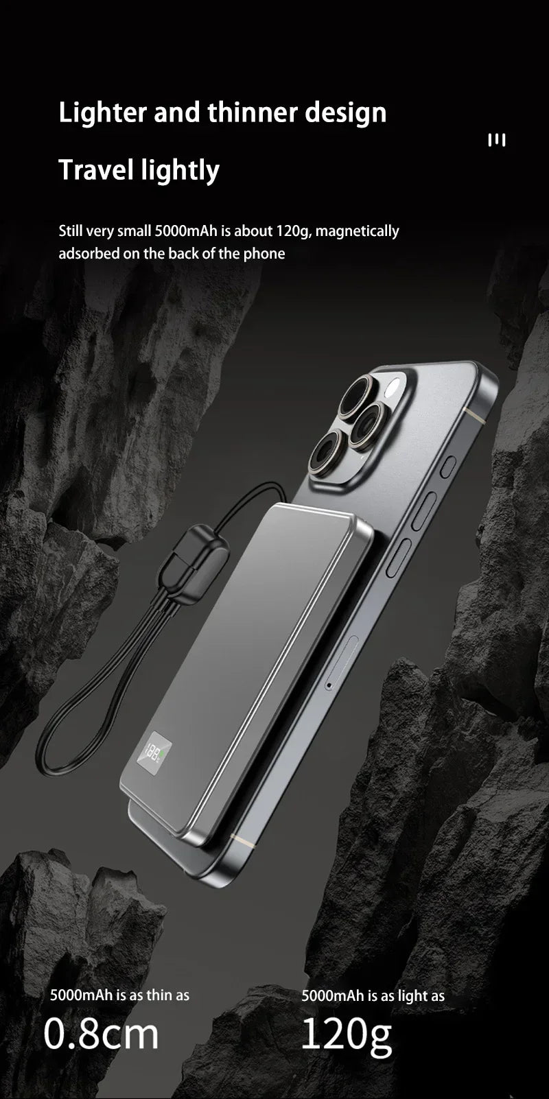 Xiaomi MagCharge® 500K – 25W Magnetic Wireless Power Bank