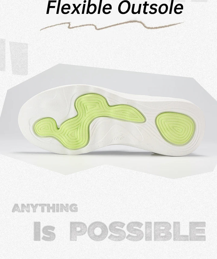 Li-Ning Men’s Soft Go 2 Knit Slip-On Walking Shoes – Ultra Lightweight, Super Comfy Cushioned Mesh Sneakers