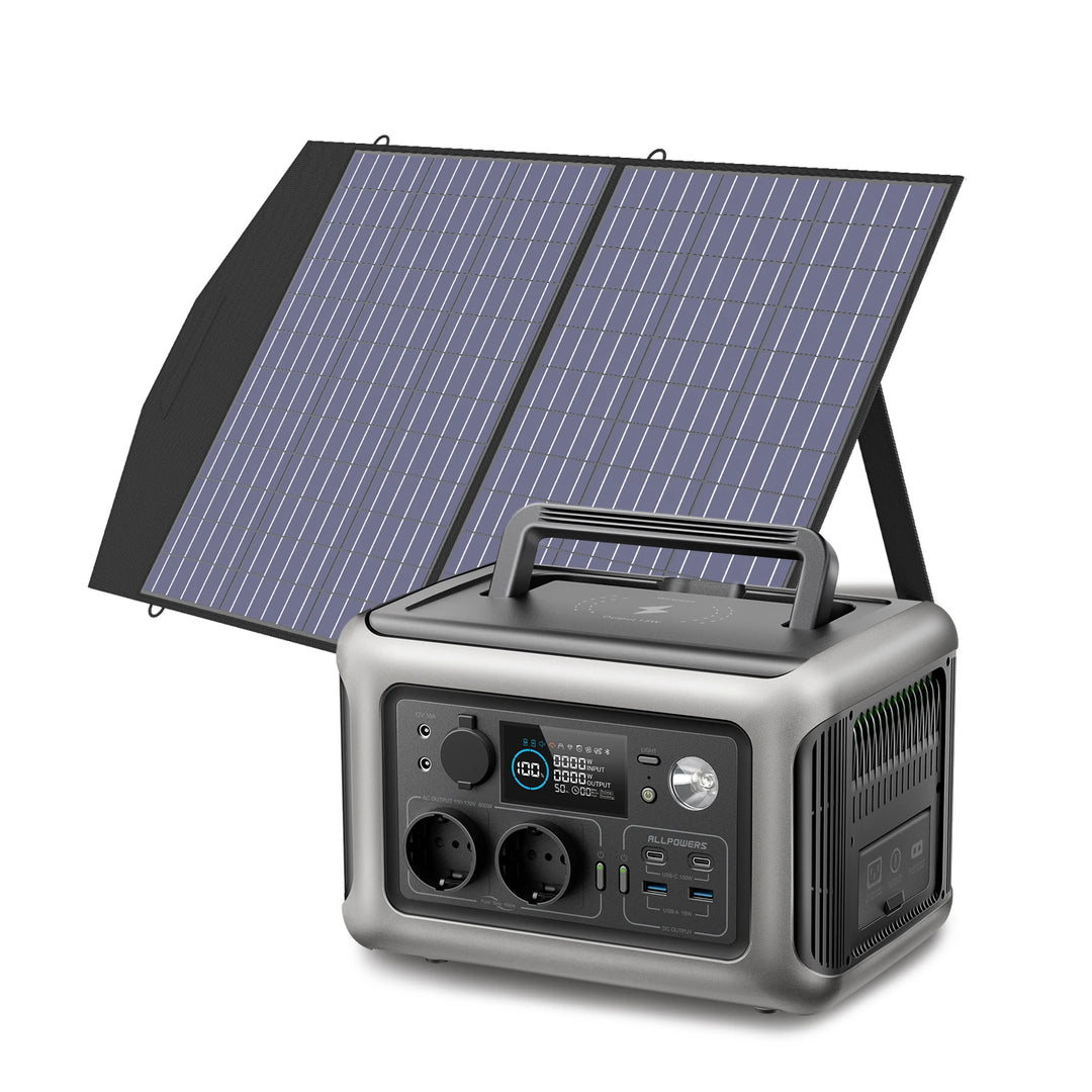 ALLPOWERS R600 Solar Generator ®– 600W 299Wh LiFePO4 Portable Power Station