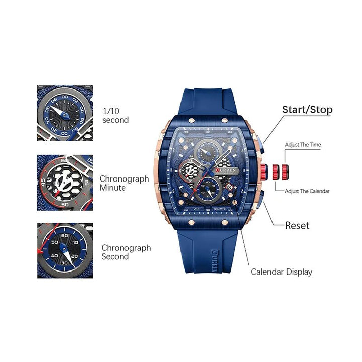 CURREN Quartz Chronograph  Men's Watches