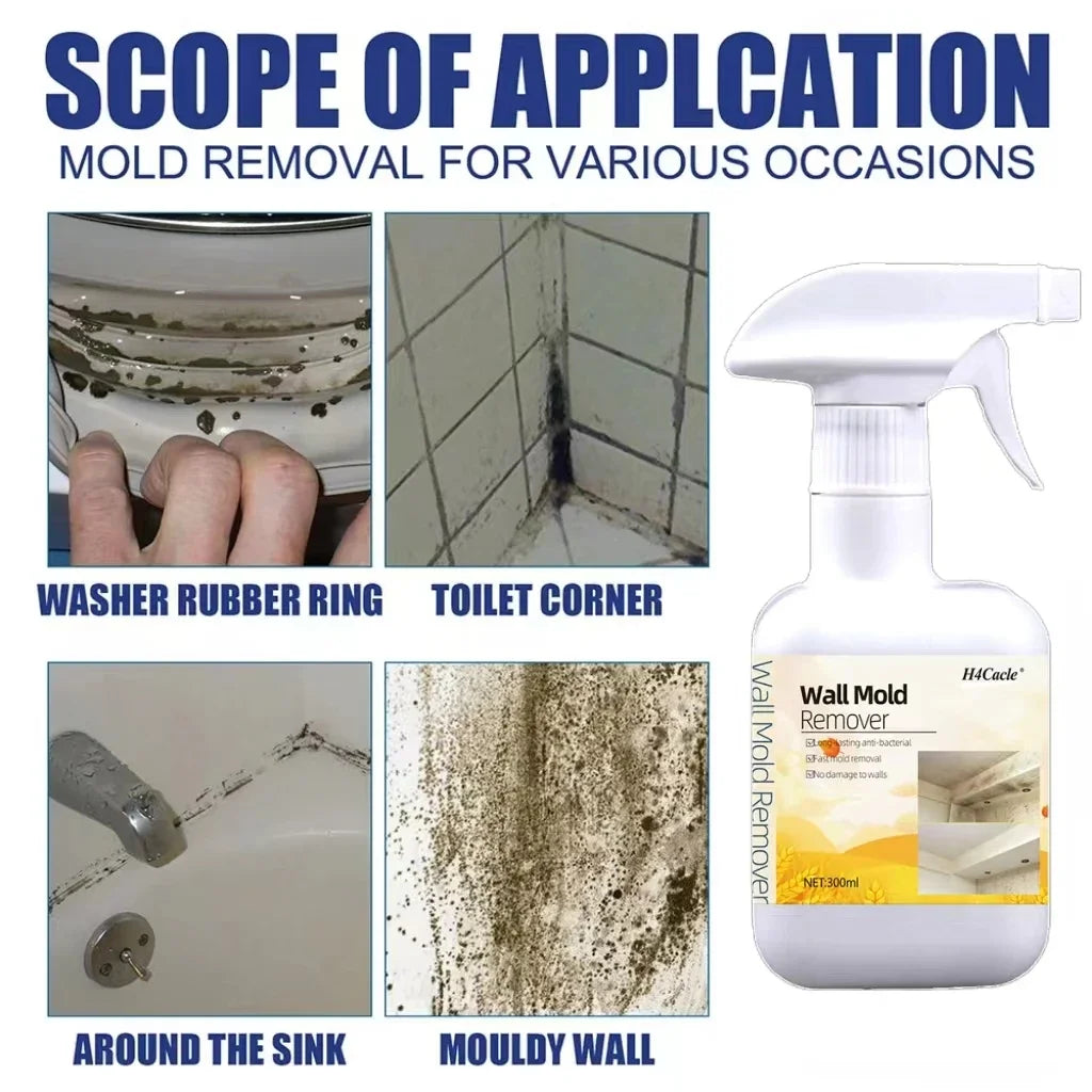 MoldGuard™ Antibacterial Mold Remover Spray – Powerful Mildew & Stain Cleaner