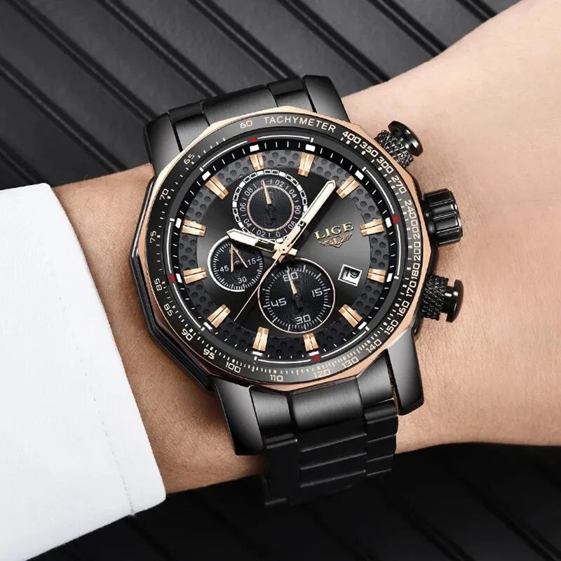 New Sport Chronograph Mens Watches Top Brand Luxury