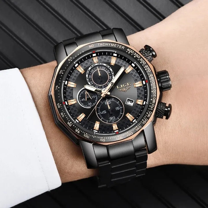 New Sport Chronograph Mens Watches Top Brand Luxury