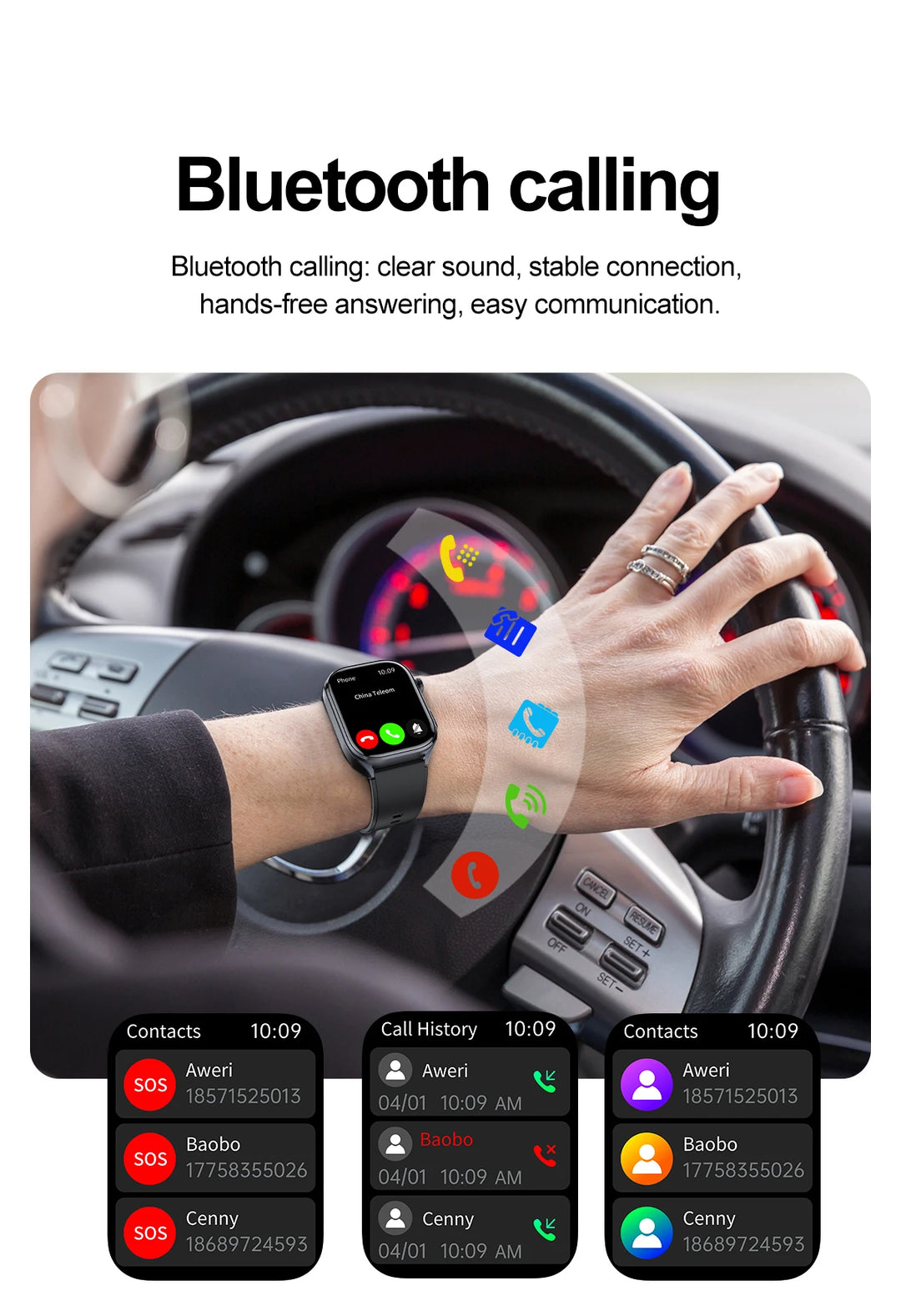 2025 New AI Intelligent ECG Health Smartwatches Men Blood Lipids Uric Acid Heart Rate 2.5D Dynamic UI Bluetooth Call Smart Watch