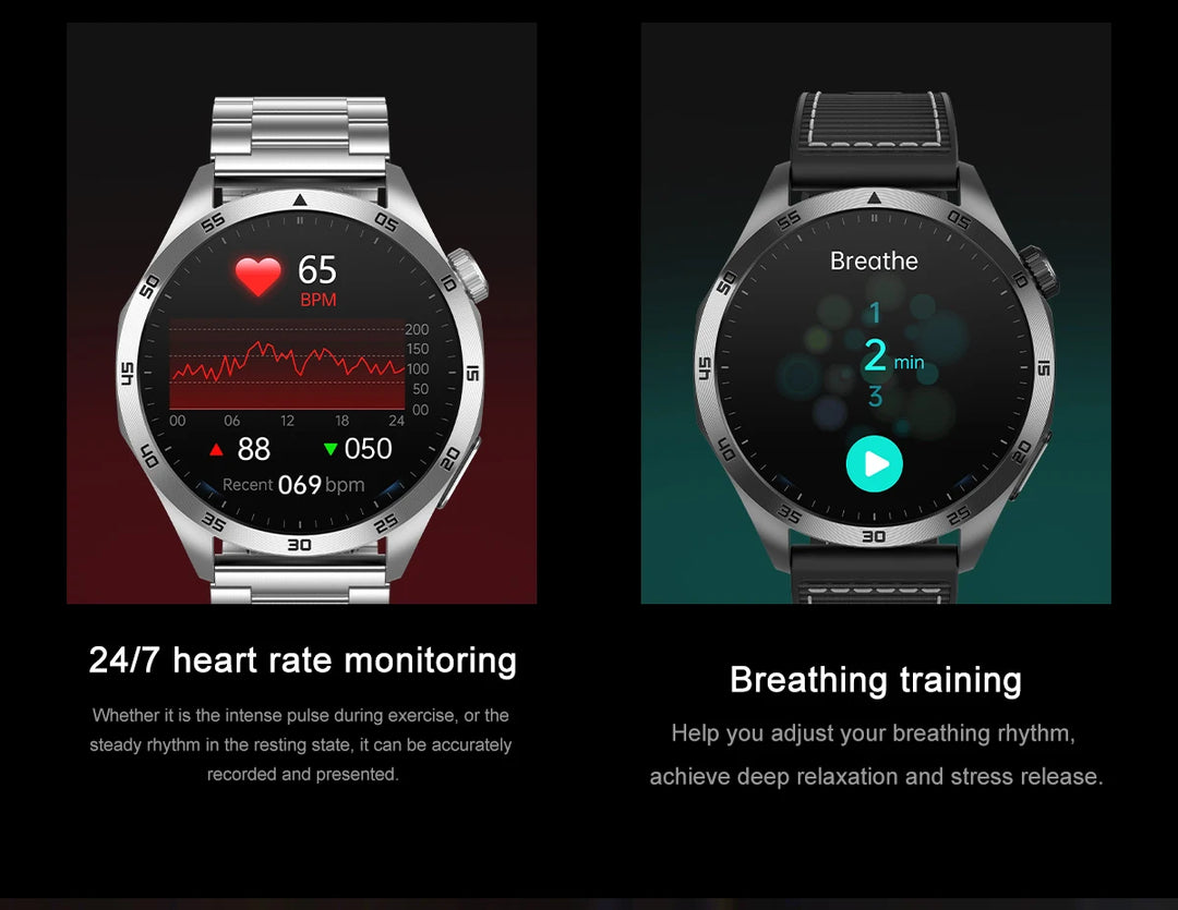 Ultra AI health watch gen 4- 1.43 inch Amoled HD Large Screen ECG Measurement Health Monitor BT Call Sport Fitness Tracker Smartwatch