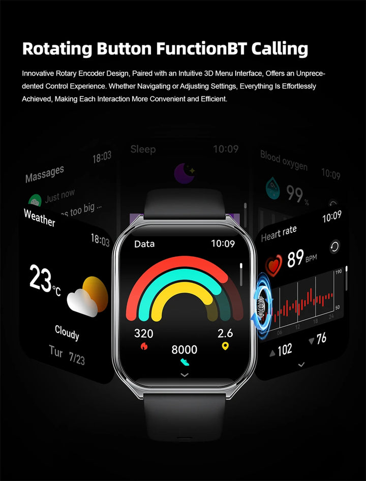 AURAS™ UltraThin Pro 2025 AMOLED Smartwatch