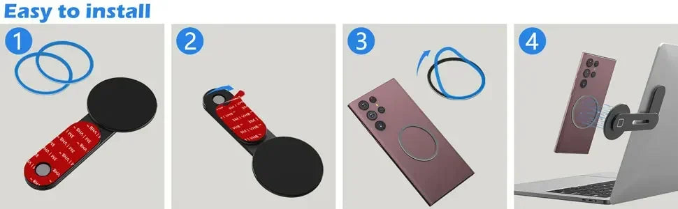 VIKEFON Magnetic Phone Holder – Universal 360° Lazy Bracket