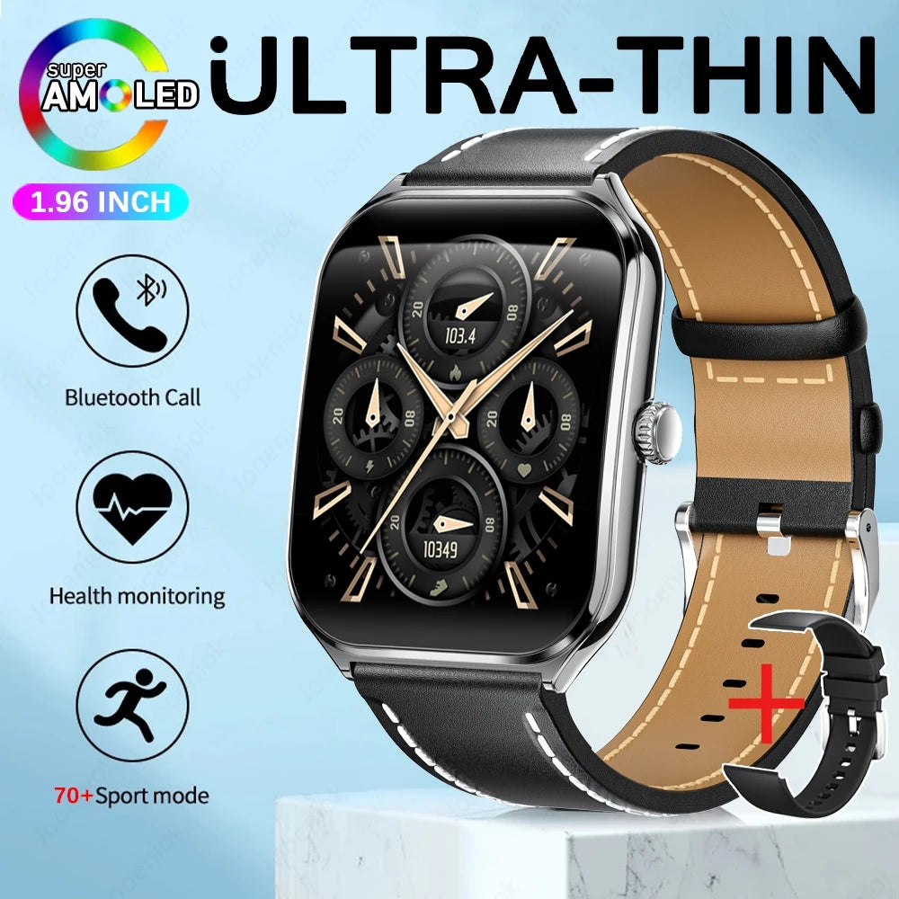 AURAS™ UltraThin Pro 2025 AMOLED Smartwatch