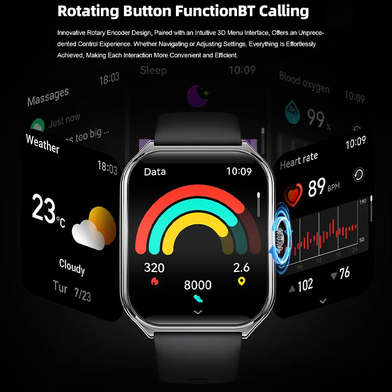 AURAS™ UltraThin Pro 2025 AMOLED Smartwatch