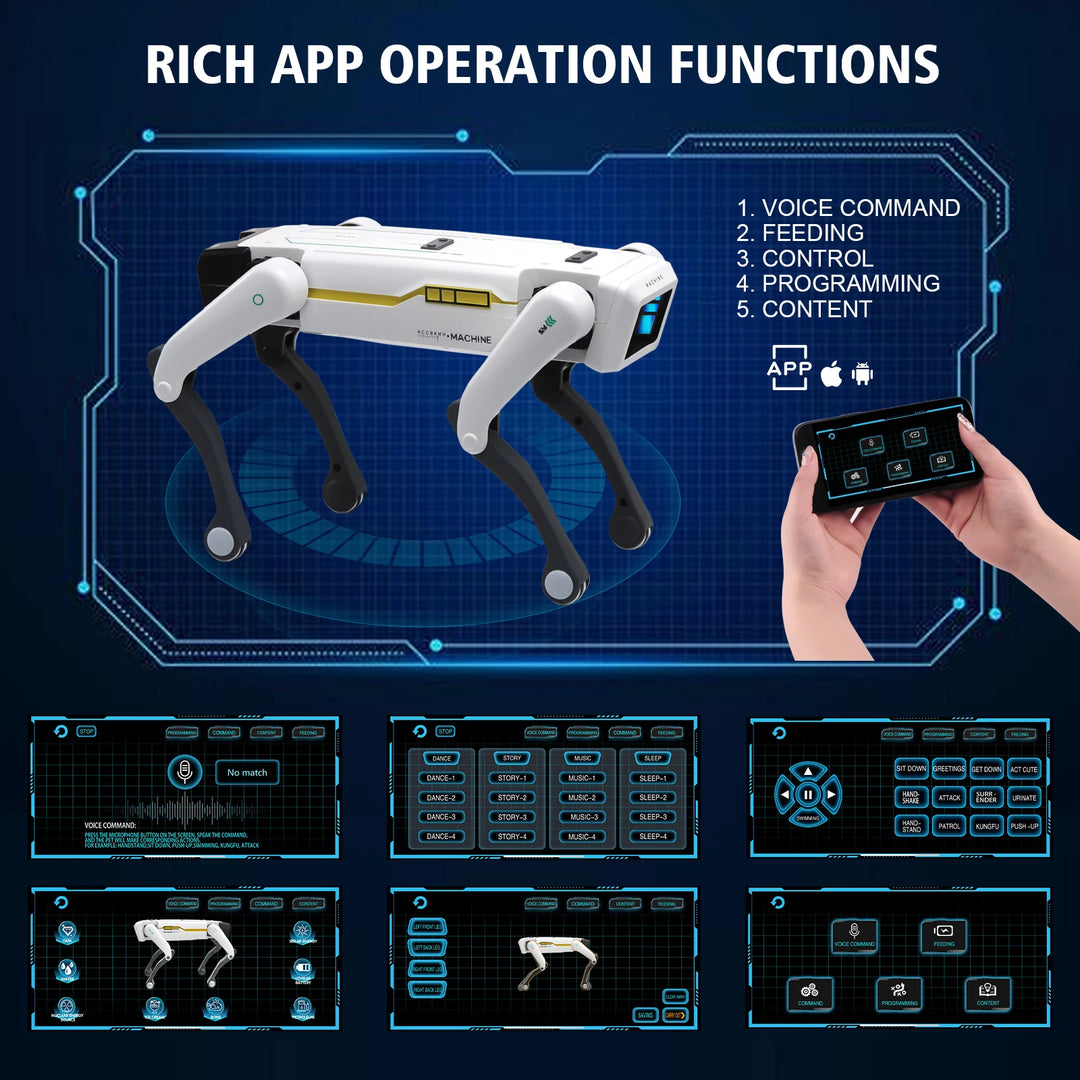 RoboPup AI Edition® – Interactive Programmable Robot Dog