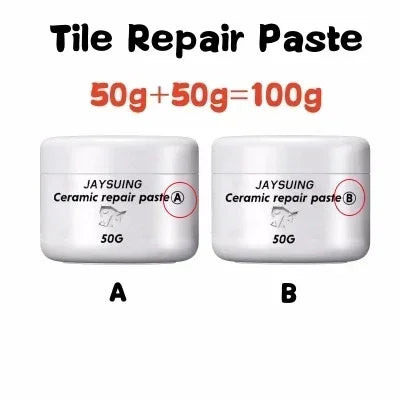 PorcelainFix Pro™ Ceramic & Tile Repair Kit – White Crack & Chip Repair Paste (2pcs/set)