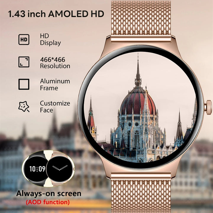 Glamora™ – Women’s Ultra Thin Smartwatch